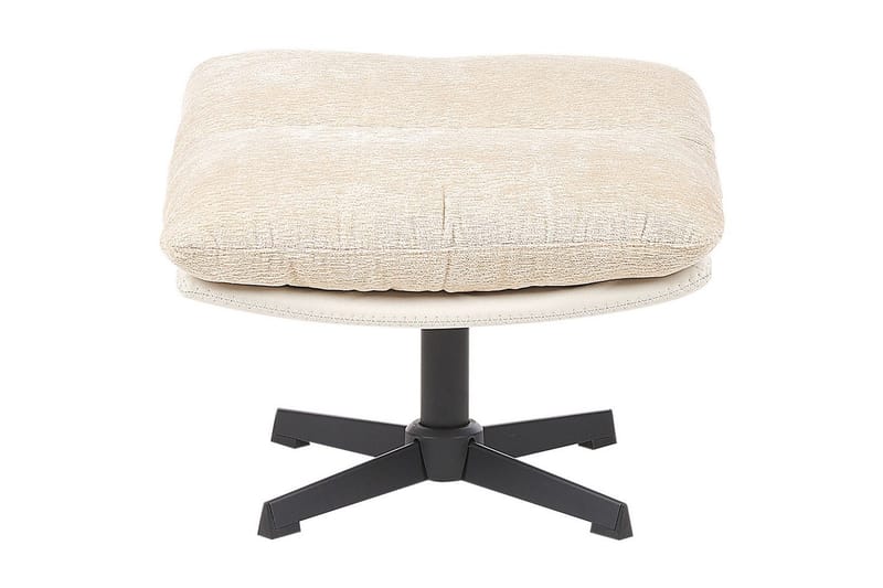 Kääntyvä nojatuoli Tovik - Beige, musta - Huonekalut - Tuoli & nojatuoli - Nojatuoli & lepotuoli