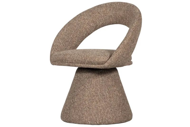 Kääntyvä ruokapöydän tuoli Winter, Luonnollinen melange