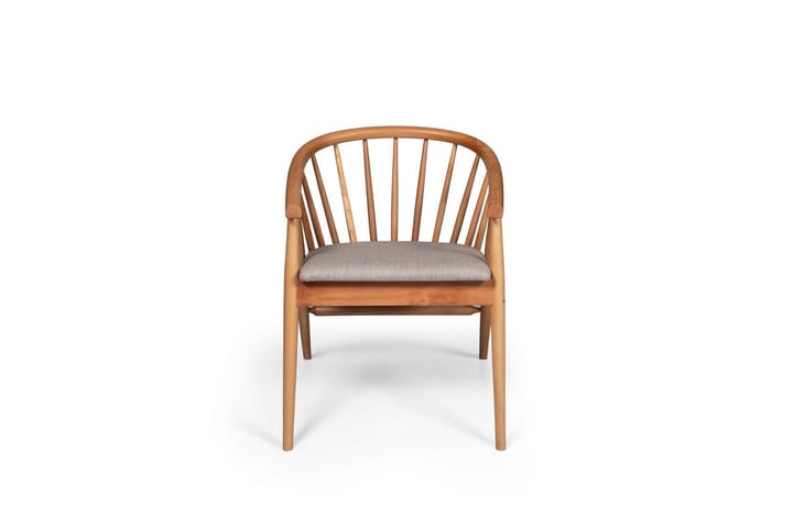 Käsinojatuoli Rizoma - Natural - Ruokapöydän tuolit - Meikkituoli - Käsinojallinen tuoli