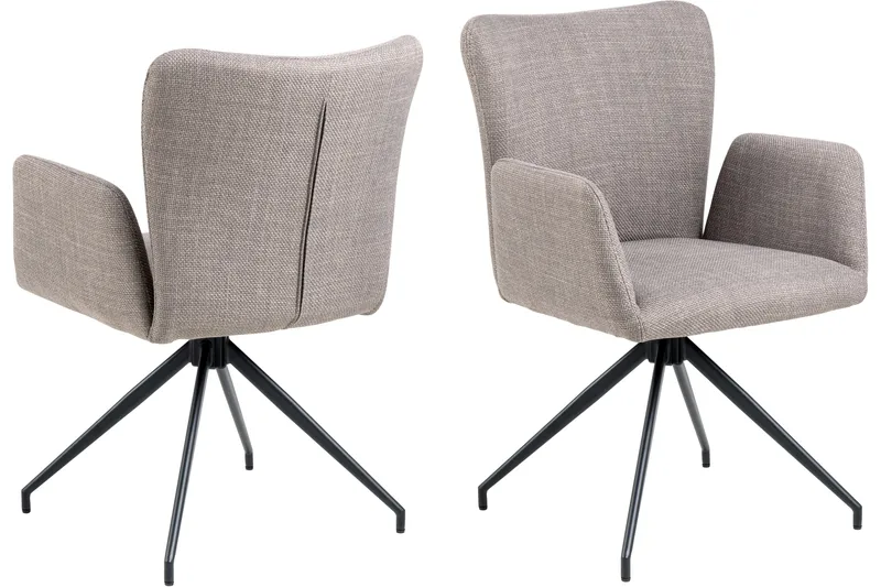 Käsinojatuoli Salu, Ruskea