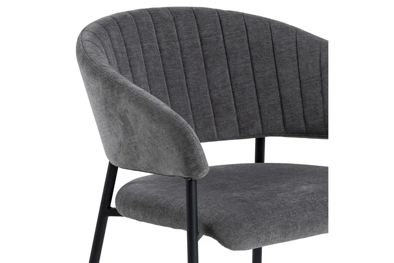 Käsinojatuoli Sanno - Harmaa - Huonekalut - Tuoli & nojatuoli - Ruokapöydän tuolit