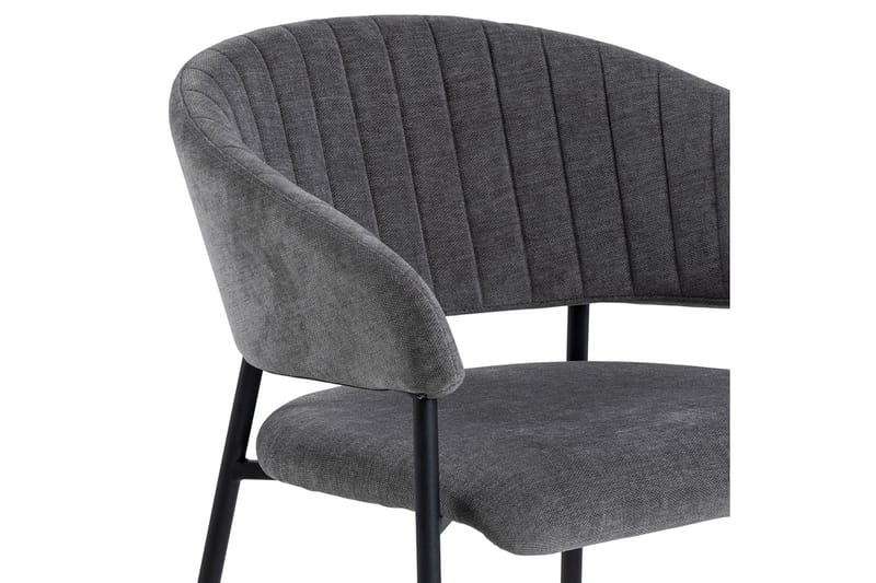 Käsinojatuoli Sanno - Harmaa - Huonekalut - Tuoli & nojatuoli - Ruokapöydän tuolit