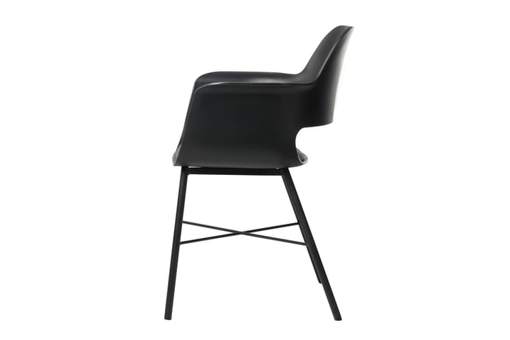 Karmituoli Janji - Musta - Ruokapöydän tuolit - Meikkituoli - Käsinojallinen tuoli