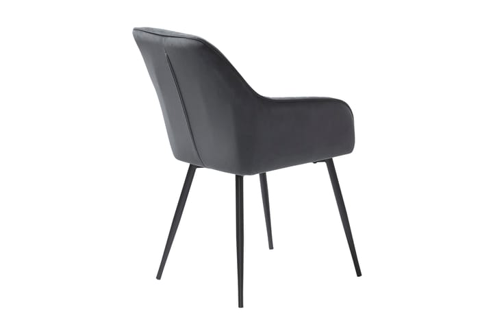 Karmituoli Saladdin - Harmaa - Ruokapöydän tuolit - Meikkituoli - Käsinojallinen tuoli