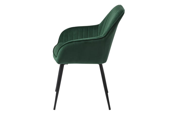 Karmituoli Saladdin - Vihreä - Ruokapöydän tuolit - Meikkituoli - Käsinojallinen tuoli