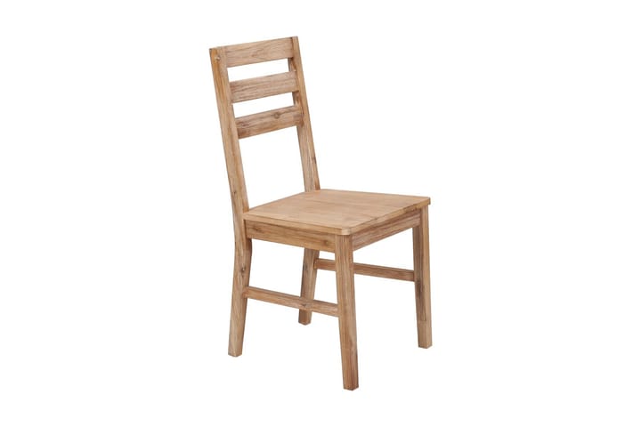 Ruokapöydän tuolit 6 kpl kiinteä akaasiapuu - Ruskea - Ruokapöydän tuolit - Käsinojallinen tuoli - Meikkituoli