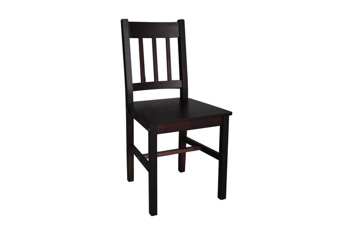 Ruokapöydän tuolit 6 kpl ruskea mänty - Ruskea - Ruokapöydän tuolit - Käsinojallinen tuoli - Meikkituoli
