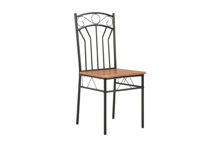 Ruokapöydän tuolit 6 kpl ruskea MDF - Ruskea - Ruokapöydän tuolit - Käsinojallinen tuoli - Meikkituoli