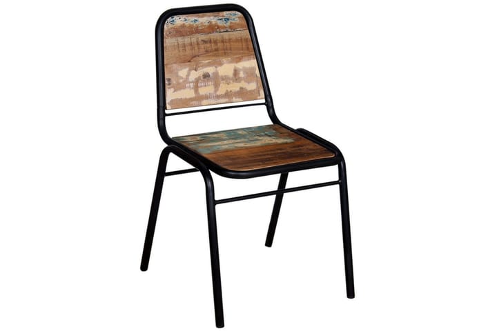Ruokapöydän tuolit 6 kpl täysi uusiokäytetty puu - Ruskea - Ruokapöydän tuolit - Meikkituoli - Käsinojallinen tuoli