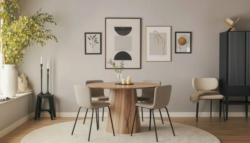 Katy Ruokatuoli - Greige buklee / Metallijalat musta - Huonekalut - Tuoli & nojatuoli - Ruokapöydän tuolit