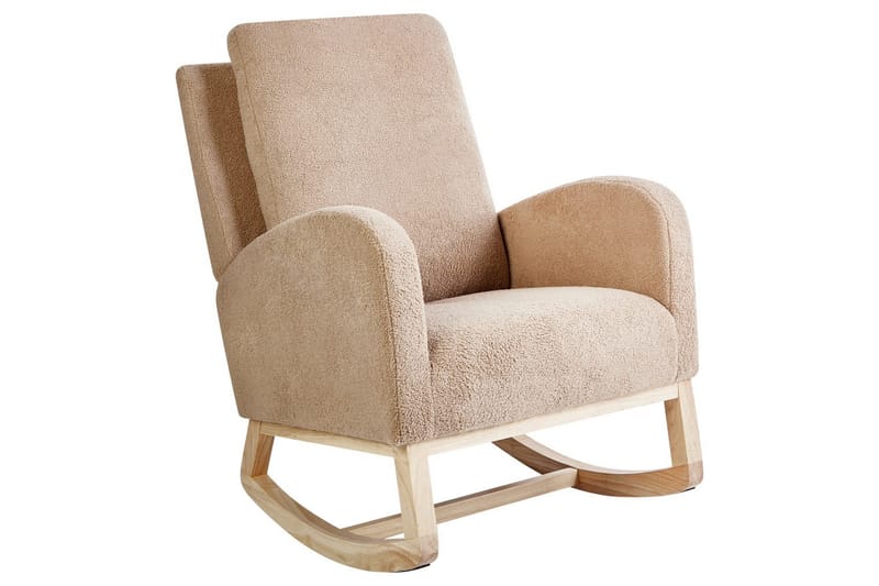 Keinutuoli Alsta - Beige, ruskea - Huonekalut - Tuoli & nojatuoli - Nojatuoli & lepotuoli