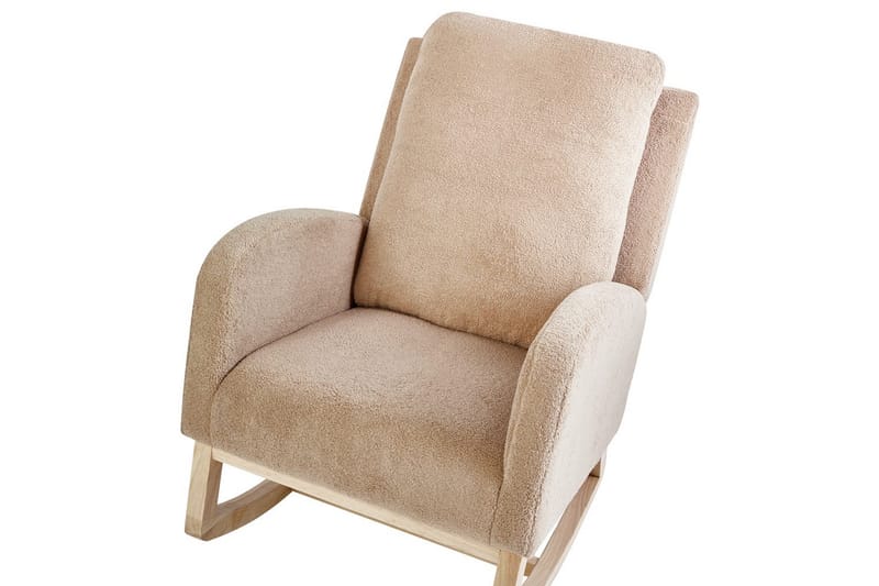 Keinutuoli Alsta - Beige, ruskea - Huonekalut - Tuoli & nojatuoli - Nojatuoli & lepotuoli