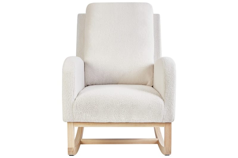 Keinutuoli Alsta - Valkoinen, ruskea - Huonekalut - Tuoli & nojatuoli - Nojatuoli & lepotuoli