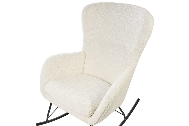 Keinutuoli Anaset - Kermanvärinen, Musta - Huonekalut - Tuoli & nojatuoli - Nojatuoli & lepotuoli