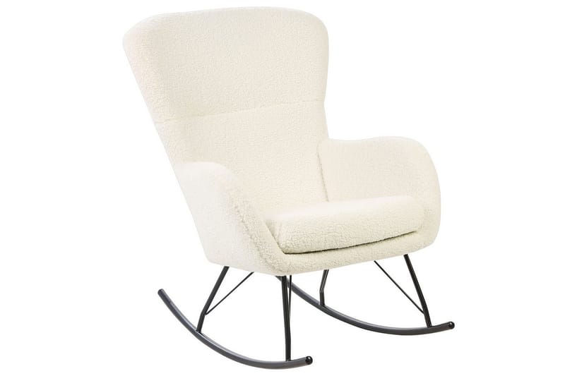 Keinutuoli Anaset - Kermanvärinen, Musta - Huonekalut - Tuoli & nojatuoli - Nojatuoli & lepotuoli