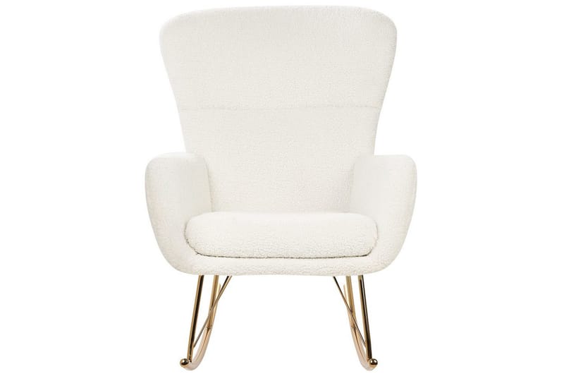 Keinutuoli Anaset - Valkoinen, kulta - Huonekalut - Tuoli & nojatuoli - Nojatuoli & lepotuoli