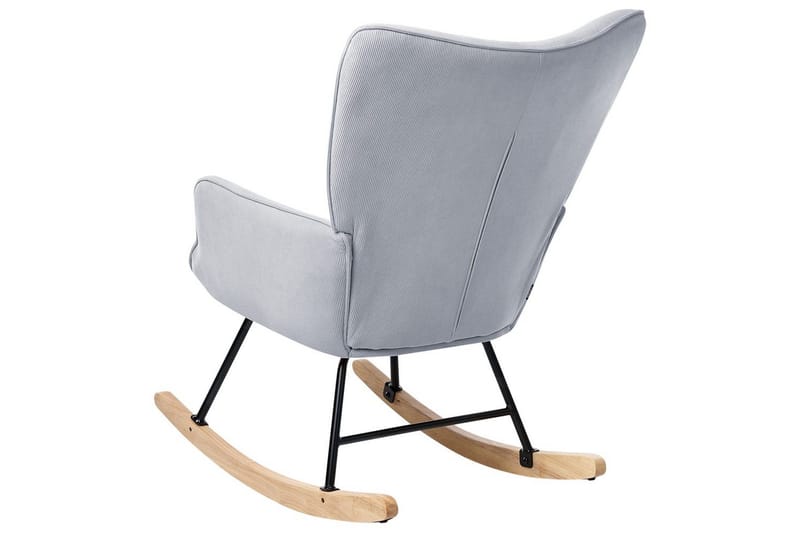 Keinutuoli Arset Sininen/Musta/Vaalea puu - Sininen/Musta/Vaalea puu - Huonekalut - Tuoli & nojatuoli - Nojatuoli & lepotuoli