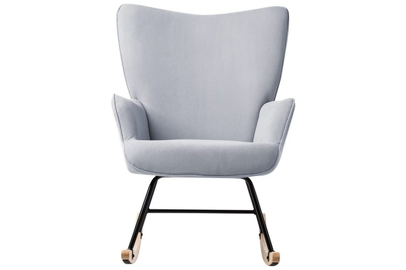 Keinutuoli Arset Sininen/Musta/Vaalea puu - Sininen/Musta/Vaalea puu - Huonekalut - Tuoli & nojatuoli - Nojatuoli & lepotuoli