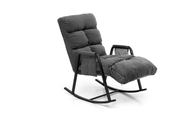 Keinutuoli Atelier Del Sofa Lena Single (60 x 60 x 70 cm) Harmaa - Huonekalut - Tuoli & nojatuoli - Pyörivät tuolit & keinutuoli