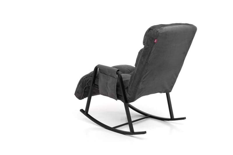 Keinutuoli Atelier Del Sofa Lena Single (60 x 60 x 70 cm) Harmaa - Huonekalut - Tuoli & nojatuoli - Pyörivät tuolit & keinutuoli