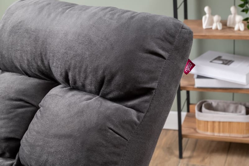 Keinutuoli Atelier Del Sofa Lena Single (60 x 60 x 70 cm) Harmaa - Huonekalut - Tuoli & nojatuoli - Pyörivät tuolit & keinutuoli