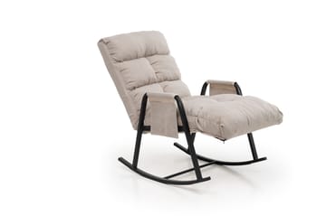 Keinutuoli Atelier Del Sofa Lena Single (60 x 60 x 70 cm) Kermanvärinen - Huonekalut - Tuoli & nojatuoli - Pyörivät tuolit & keinutuoli