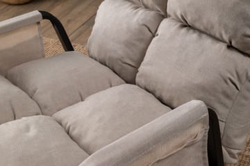Keinutuoli Atelier Del Sofa Lena Single (60 x 60 x 70 cm) Kermanvärinen - Huonekalut - Tuoli & nojatuoli - Pyörivät tuolit & keinutuoli