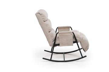 Keinutuoli Atelier Del Sofa Lena Single (60 x 60 x 70 cm) Kermanvärinen - Huonekalut - Tuoli & nojatuoli - Pyörivät tuolit & keinutuoli