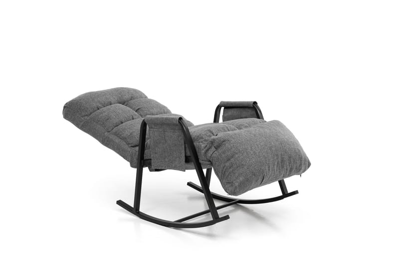 Keinutuoli Atelier Del Sofa Lena Single (60 x 60 x 70 cm) Vaaleanharmaa - Vaaleanharmaa - Huonekalut - Tuoli & nojatuoli - Pyörivät tuolit & keinutuoli