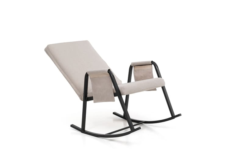 Keinutuoli Atelier Del Sofa Oden Single (60 x 50 x 65 cm) Kermanvärinen - Huonekalut - Tuoli & nojatuoli - Pyörivät tuolit & keinutuoli