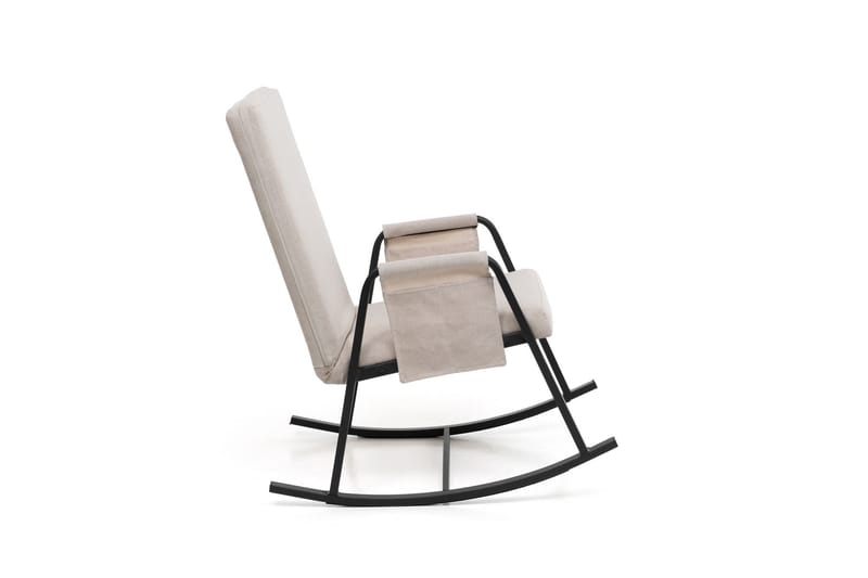 Keinutuoli Atelier Del Sofa Oden Single (60 x 50 x 65 cm) Kermanvärinen - Huonekalut - Tuoli & nojatuoli - Pyörivät tuolit & keinutuoli