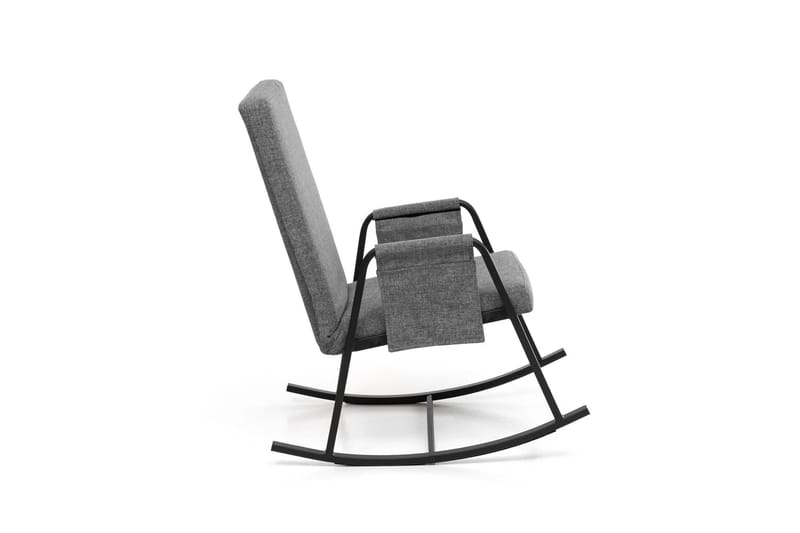 Keinutuoli Atelier Del Sofa Oden Single (60 x 50 x 65 cm) Vaaleanharmaa - Vaaleanharmaa - Huonekalut - Tuoli & nojatuoli - Pyörivät tuolit & keinutuoli