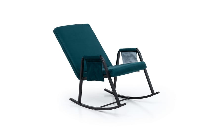 Keinutuoli Atelier Del Sofa Oden Single (60 x 50 x 65 cm) Petrol Green - Huonekalut - Tuoli & nojatuoli - Pyörivät tuolit & keinutuoli