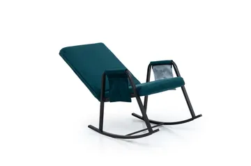Keinutuoli Atelier Del Sofa Oden Single (60 x 50 x 65 cm) Petrol Green - Huonekalut - Tuoli & nojatuoli - Pyörivät tuolit & keinutuoli