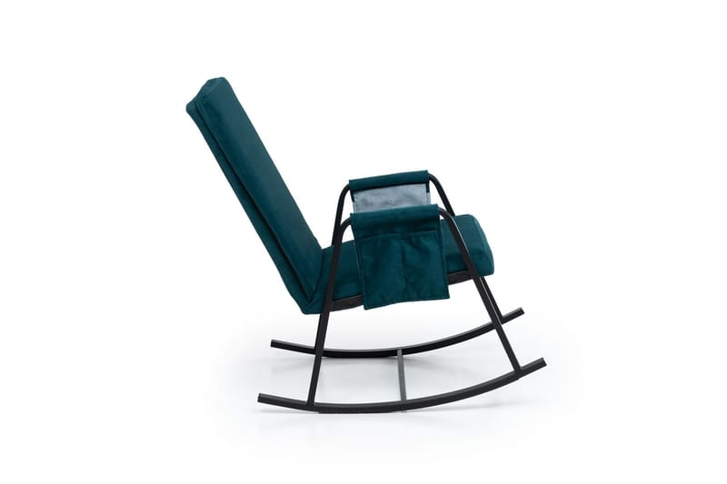 Keinutuoli Atelier Del Sofa Oden Single (60 x 50 x 65 cm) Petrol Green - Huonekalut - Tuoli & nojatuoli - Pyörivät tuolit & keinutuoli