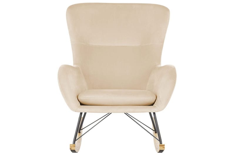 Keinutuoli Ellan - Beige, musta, vaalea puu - Huonekalut - Tuoli & nojatuoli - Nojatuoli & lepotuoli