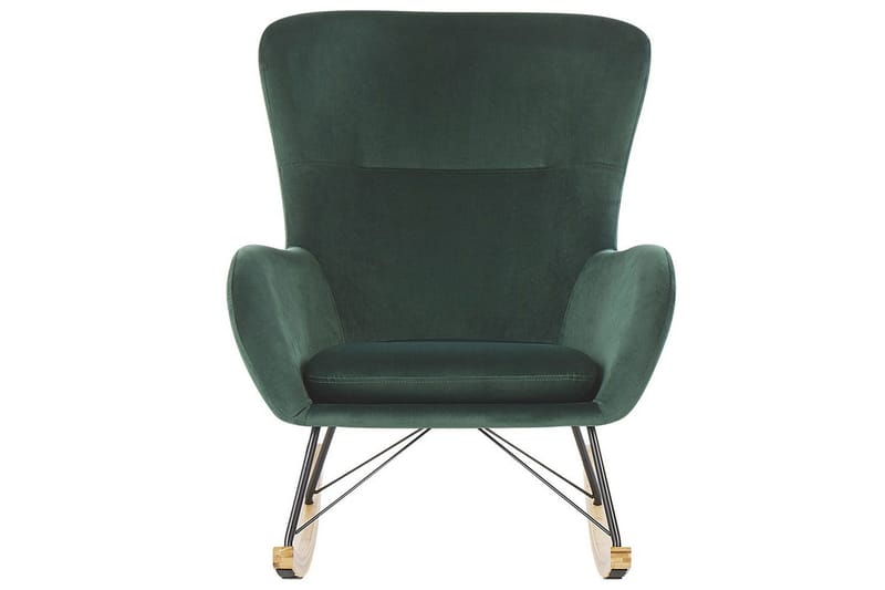 Keinutuoli Ellan - Vihreä, musta, vaalea puu - Huonekalut - Tuoli & nojatuoli - Nojatuoli & lepotuoli