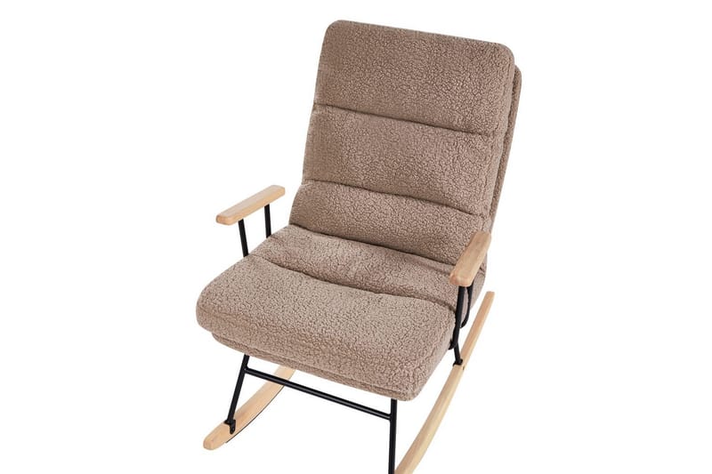 Keinutuoli Eskelin - Beige, musta, ruskea - Huonekalut - Tuoli & nojatuoli - Nojatuoli & lepotuoli