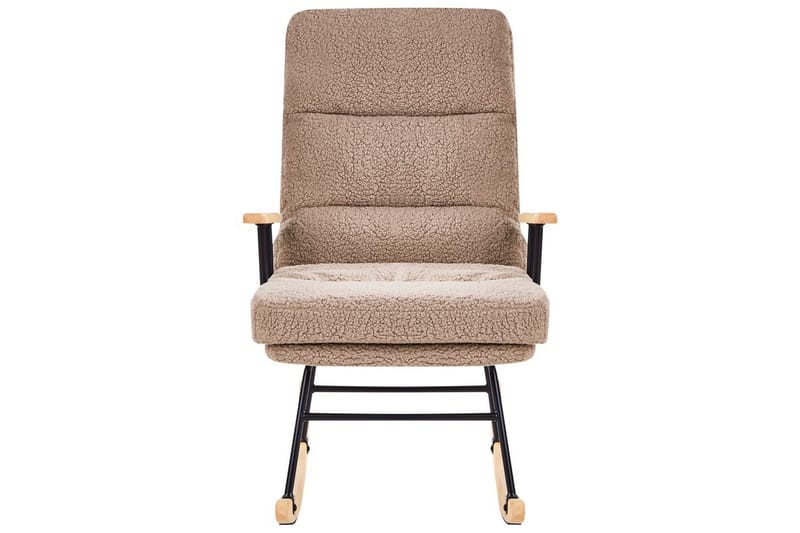 Keinutuoli Eskelin - Beige, musta, ruskea - Huonekalut - Tuoli & nojatuoli - Nojatuoli & lepotuoli