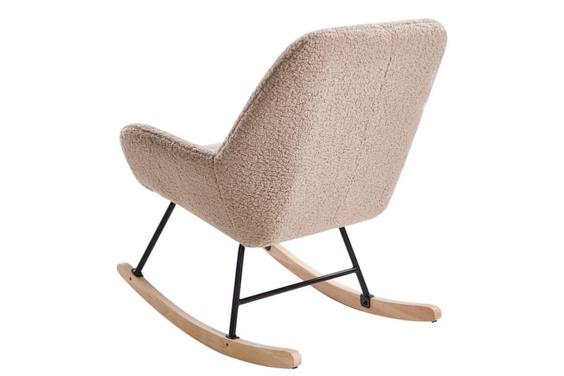 Keinutuoli Kinno - Beige, musta, ruskea - Huonekalut - Tuoli & nojatuoli - Nojatuoli & lepotuoli