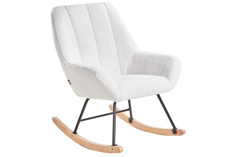 Keinutuoli Kinno - Valkoinen, musta, ruskea - Huonekalut - Tuoli & nojatuoli - Nojatuoli & lepotuoli