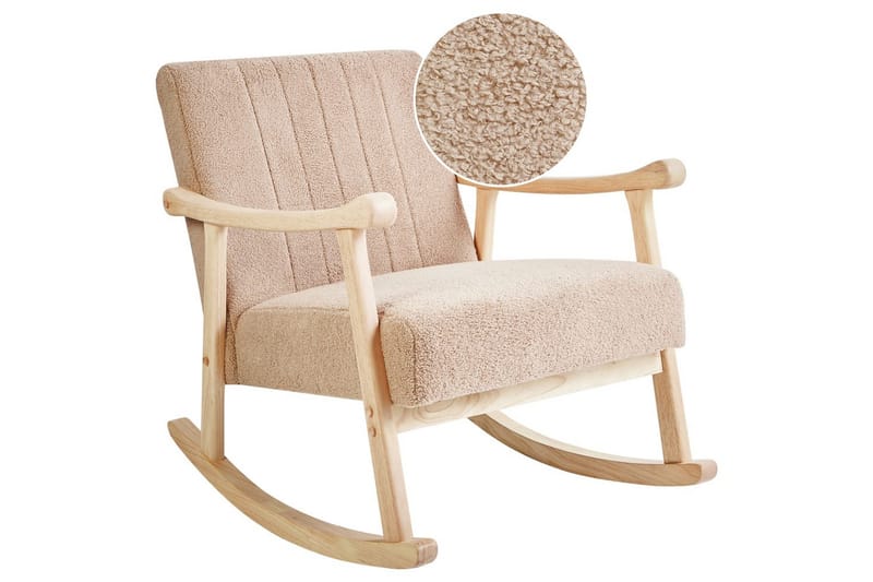 Keinutuoli Leknes, Beige, ruskea