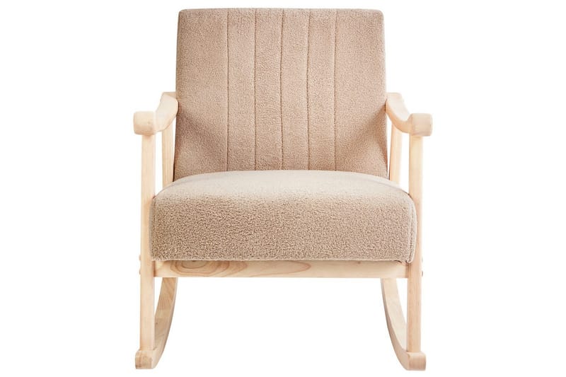 Keinutuoli Leknes - Beige, ruskea - Huonekalut - Tuoli & nojatuoli - Nojatuoli & lepotuoli