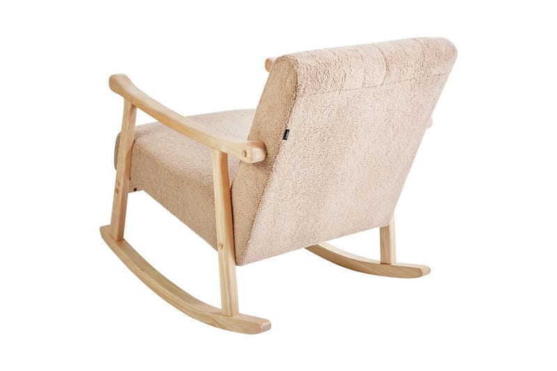 Keinutuoli Leknes - Beige, ruskea - Huonekalut - Tuoli & nojatuoli - Nojatuoli & lepotuoli