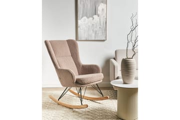 Keinutuoli Luoma - Beige, musta, ruskea - Huonekalut - Tuoli & nojatuoli - Pyörivät tuolit & keinutuoli