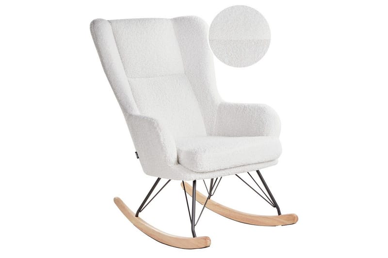 Keinutuoli Luoma - Valkoinen, musta, ruskea - Huonekalut - Tuoli & nojatuoli - Nojatuoli & lepotuoli