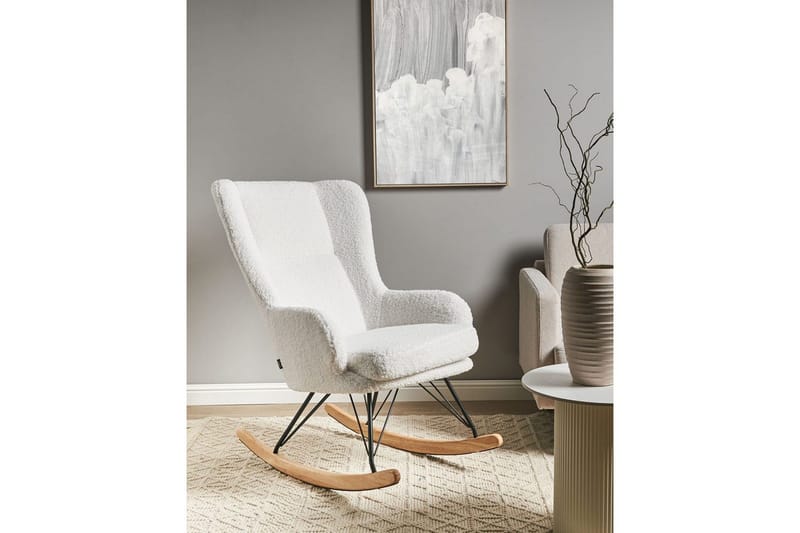 Keinutuoli Luoma - Valkoinen, musta, ruskea - Huonekalut - Tuoli & nojatuoli - Nojatuoli & lepotuoli