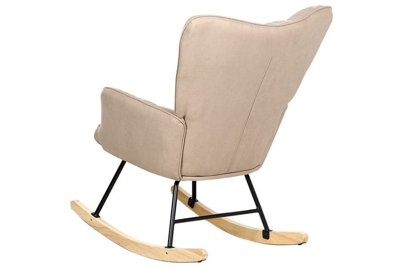 Keinutuoli Oulu - Beige, musta, vaalea puu - Huonekalut - Tuoli & nojatuoli - Nojatuoli & lepotuoli