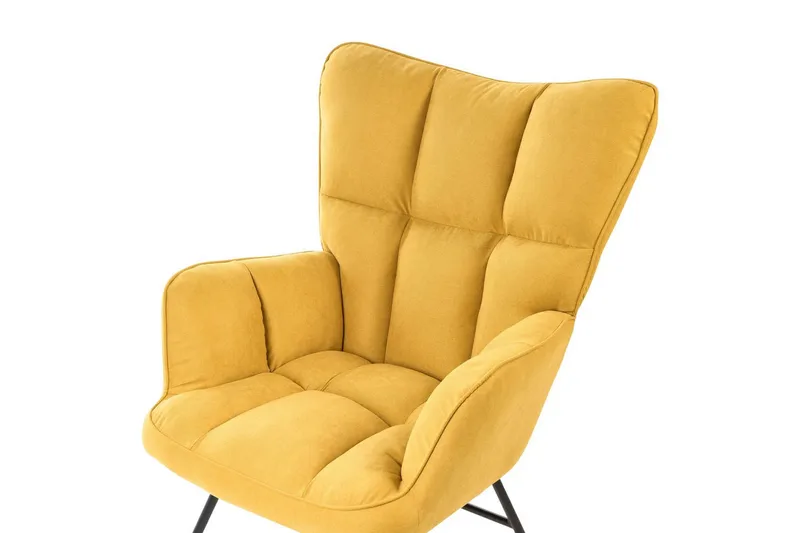 Keinutuoli Oulu - Keltainen, musta, vaalea puu - Huonekalut - Tuoli & nojatuoli - Pyörivät tuolit & keinutuoli
