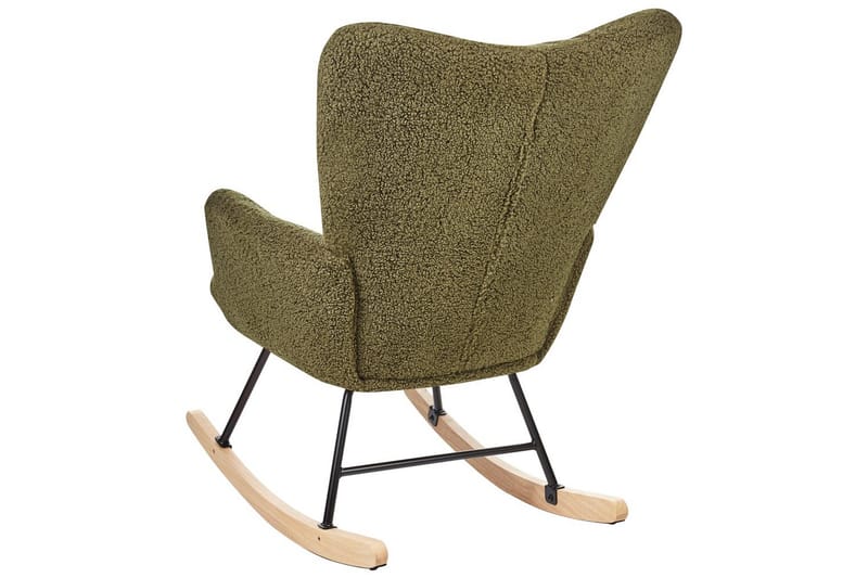 Keinutuoli Oulu - Tummanvihreä, musta, vaalea puu - Huonekalut - Tuoli & nojatuoli - Nojatuoli & lepotuoli